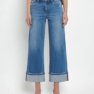 High Rise Cuffed Jean