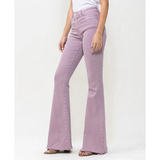 Lavender Flare Pants