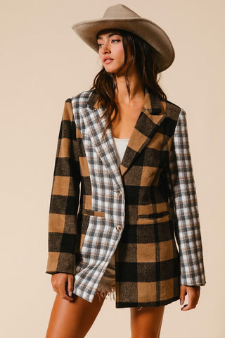 Plaid Blazer