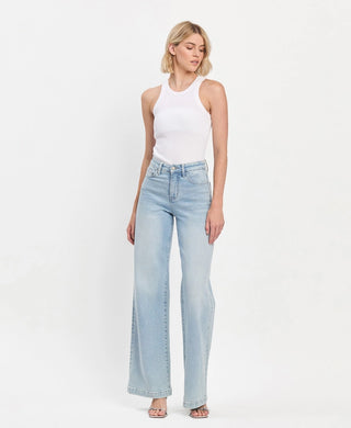 Wide Leg Light Denim Jean