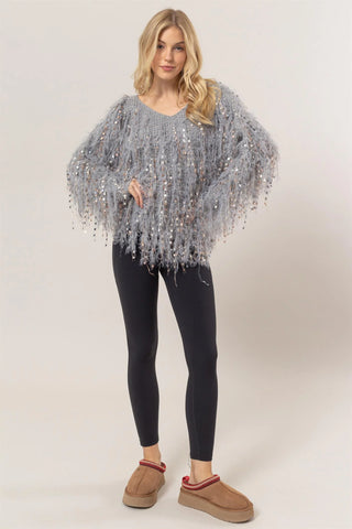 Silver Tassel Top