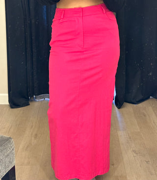 Pink Pencil Skirt