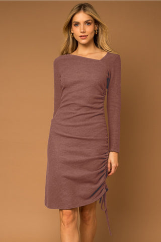 Longsleeve Mauve Dress